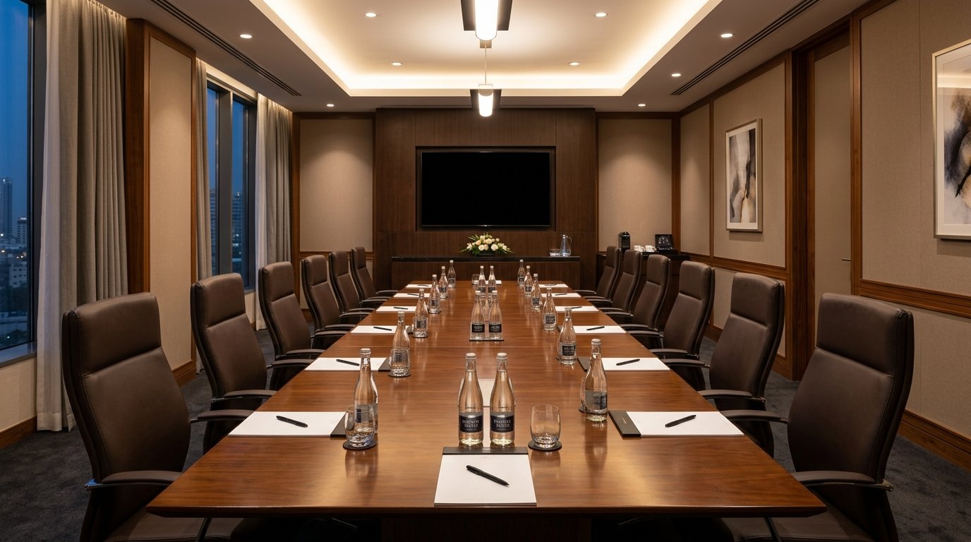 Executive conference boardroom meeting table